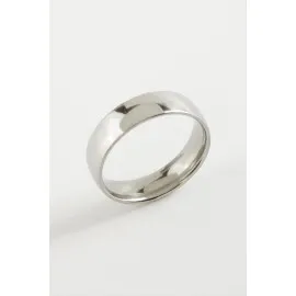 Çelik Alyans Yüzük 6 Mm-20