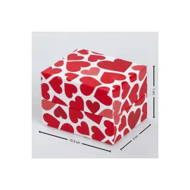 Çift Kombinli Saat Kutusu -Kırmızı