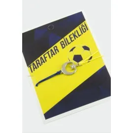 Taraftar İp Bileklik-Lacivert