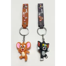 Tm Jry Silikon Anahtarlık-Renkli