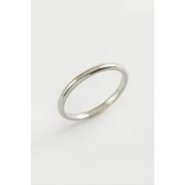 Alyans Lüks Çelik Yüzük 2 Mm-8