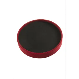 Yuvarlak Ahşap Anfora Kumaş Piercing Küpelik 20 cm-Bordo