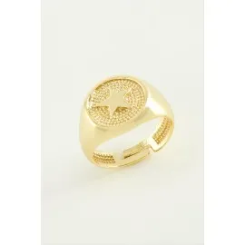 Yıldız Metal Yüzük-Sarı