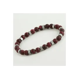 Ceyt - Hematit Doğaltaş Bileklik-Vişne Çürüğü