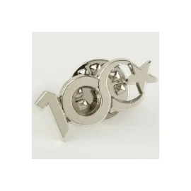 Cumhuriyetin 100. Yılına Özel Yaka Rozet-Gümüş Rengi