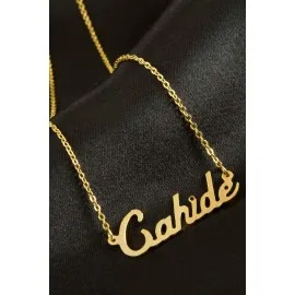 Cahide Isimli Kolye -Sarı