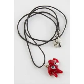 Fil Cam Kolye-Renkli