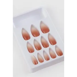 Orange Takma Tırnak-Sütlü Kahve