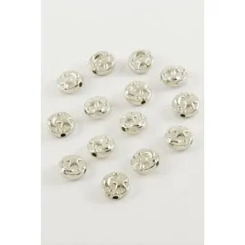 Yıldız Kolye Ucu Bileklik Aparat 1 Adet-Gümüş Rengi