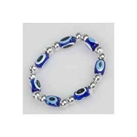 Nazar Boncuklu Çocuk Bilekliği-Mavi