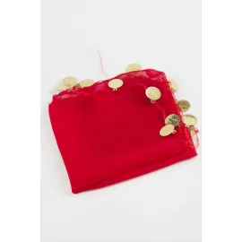 23X23 Halay Mendili 1 Adet-Kırmızı