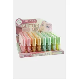 Ronassi Glitter Lippoil Simli Dudak Parlatıcısı-Pembe