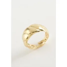 Burgulu Metal Yüzük-Gümüş Rengi