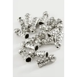 Baklava Desenli Tesbih Aparatı 50 Gram-Gümüş Rengi