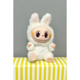 Labubu Peluş Çanta Anahtarlık-Renkli