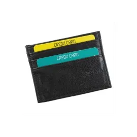 Kartlık Deri Cüzdan-Siyah