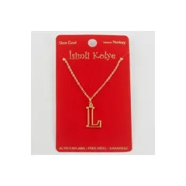Prinç Harfli Kolye-L