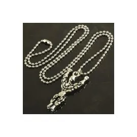 Fitnes Metal Kolye-Gümüş Rengi