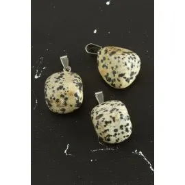 Jasper Doğaltaş Kolye Ucu-Kahverengi