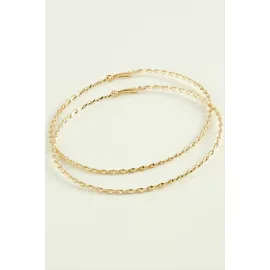 Burgulu Metal Halka Küpe 8-9-10 cm-8 cm