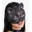 Siyah Renk Lüks Kedi Maskesi 12x13 cm