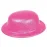 Pembe Renk Simli Melon Yuvarlak Parti Şapkası 24X26 Cm