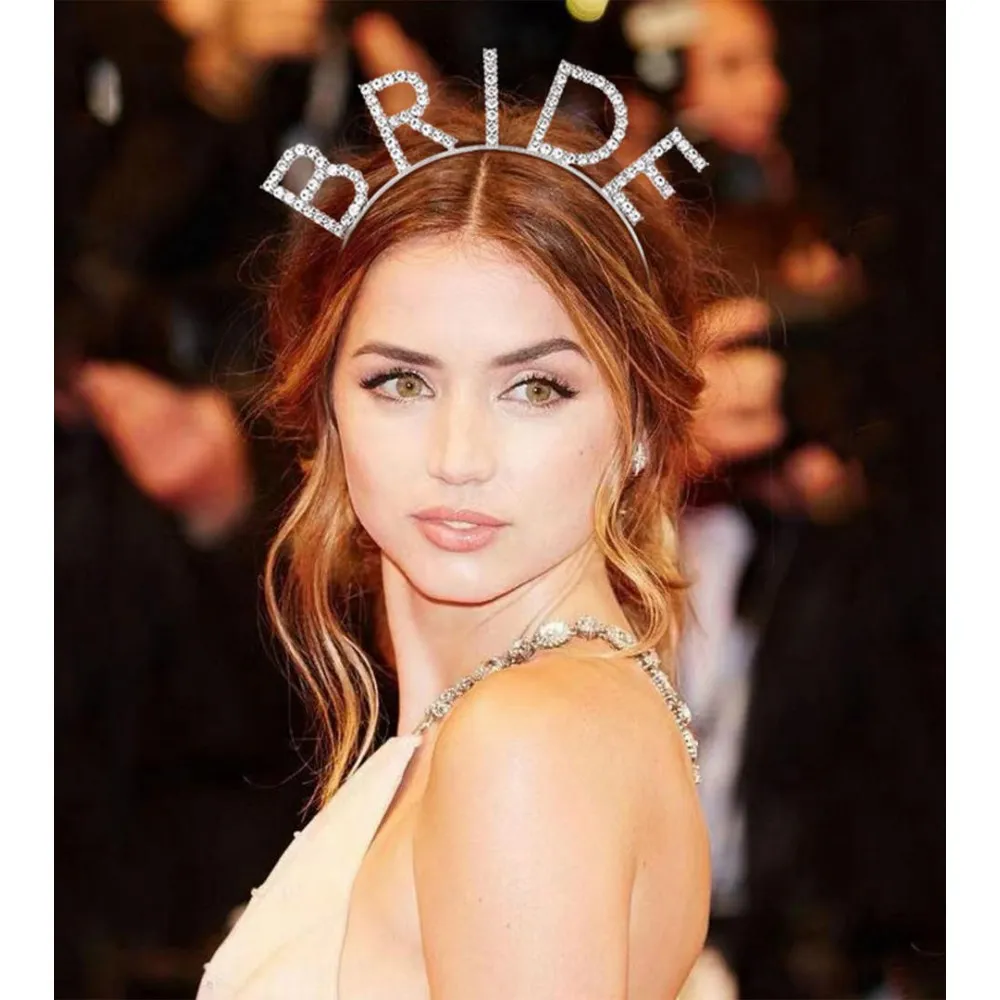 Bekarlığa Veda Mega Boy Kristal Taşlı Gümüş Bride Taç Gelin Tacı 20X21 Cm