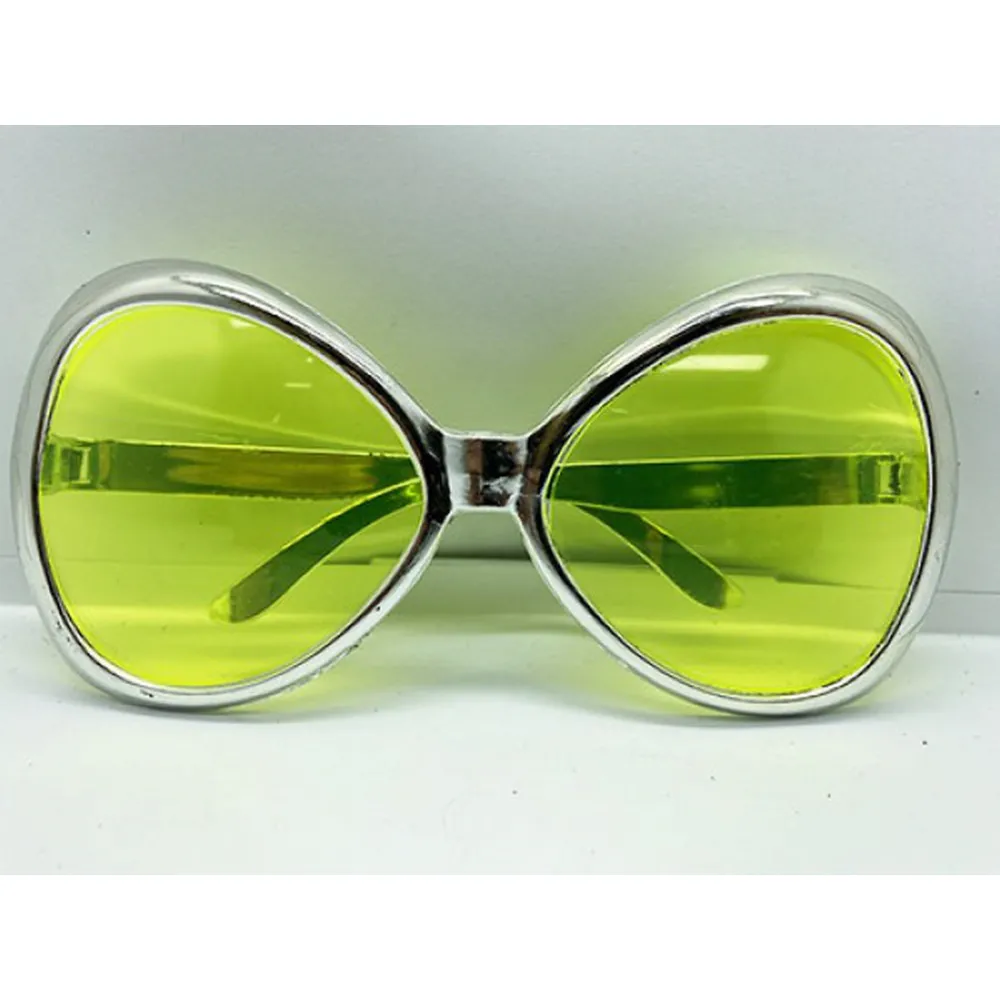 Gümüş Renk Yeşilçam Nostalji 80Li Yıllar 90Lı Yıllar Parti Gözlüğü  7X16 Cm