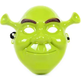 Yeşil Shrek Maskesi 21x25 cm