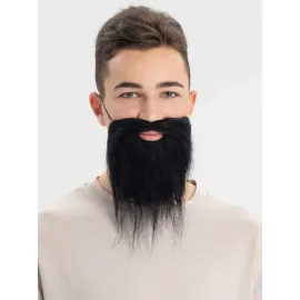 Siyah Renk Takma Sakal Bıyık Takımı 