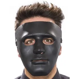 Siyah Renk Hip Hop Anonim Jabbawockeez Dans Maskesi 18X19 Cm