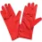 Kırmızı Renk Yetişkin Boy Likralı Gösteri Eldiveni