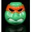 Ninja Kaplumbağalar Maskesi Michelangelo Maskesi 