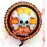 Halloween İskelet Kuru Kafa Folyo Balon 18 inç
