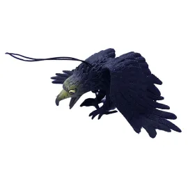 Siyah Renk Yumuşak Plastik Şaka Kartal Yarasa Anahtarlık Şaka Malzemesi 