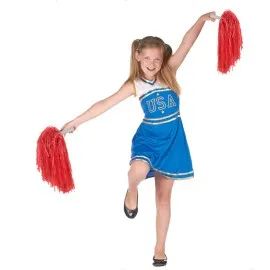 1 Çift ( 2 Adet ) Kırmızı Renk 23 Nisan Gösteri Ponponu 