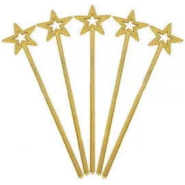 Altın Renk Yıldız Peri Asası Peri Değneği 34 cm 1 Adet