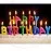 Rengarenk Happy Birthday Yazılabilen Doğum Günü Mumu