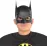 Siyah Renk Çocuk Boy Arkadan Lastikli Batman Maskesi A Kalite  20x14 cm