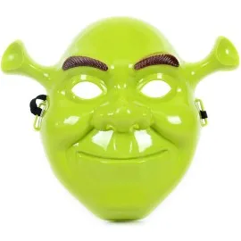 Yeşil Shrek Maskesi 21X25 Cm