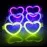 Glow Kalpli Fosforlu Gözlük 6’Lı Renkli Set – Neon Parti