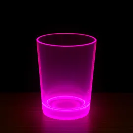 PartyGlow Neon Pembe Bardak 8.5 x 10.5 cm