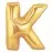 K Harf Folyo Balon Altın Renk  40 Inç