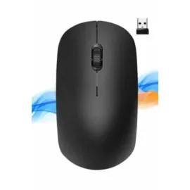 Ergonomik Tasarım Kablosuz Siyah Mouse Hassas Uzun Ömürlü