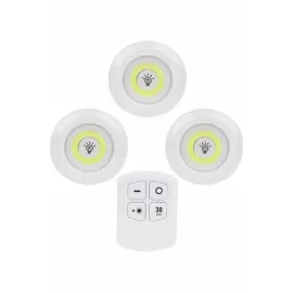 Kablosuz Pilli Işıldak  Masa Lambası Mutfak Tezgah Altı Banyo Dolabı Dolap İçi