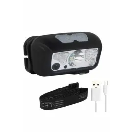 Kamp Lambası Kafa Feneri Kafa Lambası Ayarlanabilir Sensörlü Şarjlı