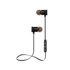 Sports Mıknatıslı Siyah Bluetooth Kulaklık Kablolu Uzun Pil Ömrü