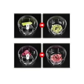 Şarjlı Mini El Rondosu Doğrayıcı Taşınabilir 250 ml Çelik Bıçaklı