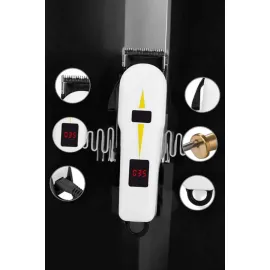 Yeni Nesil Tıraş Makinesi Uzun Şarjlı Paslanmaz Çelik Bıçaklı