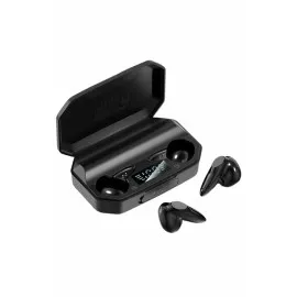 Rgb Işıklı Çift Mikrofonlu Siyah Profesyonel Oyuncu Kulaklığı Kablosuz Kulakiçi